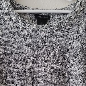 Ann Taylor Monochrome Textured Knit Top